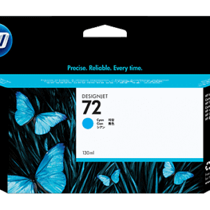 HP 72 Designjet Original Ink Cartridge - 130ml -  Cyan  C9371A