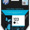 HP 123 Original Ink Cartridge - Black F6V17AE - Image 3