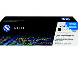HP 125A Original Toner Cartridge for HP Color LaserJet CP1515n, CP1518ni, CP1215, MFP CM1312 Printers - Black CB540A