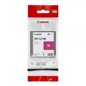 Canon PFI-121M (130ml) Original Ink Cartridge for Canon imagePROGRAF TM-250, TM-255, TM-350, TM-355 - Magenta 6267C001AA