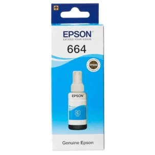 Epson EcoTank 664 (70ml) Original Ink Bottle Cartridge - Cyan C13T66424A