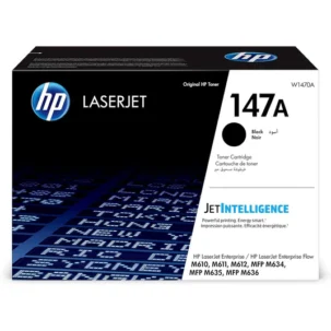 HP 147A Original Toner Cartridge for HP LaserJet Enterprise M610, M611, M612, MFP M634, MFP M635, MFP M636 series - Black W1470A
