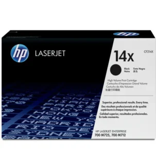 HP 14X Original Toner Cartridge for HP LaserJet Enterprise 700 Printer series - Black CF214X