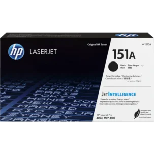 HP 151A Original Toner Cartridge for HP LaserJet Pro 4001-4004, MFP 4101-4104 Printer series - Black ‎W1510A