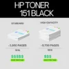 HP 151X Original Toner Cartridge for HP LaserJet Pro 4001-4004, MFP 4101-4104 Printer series - Black ‎W1510X - Image 2