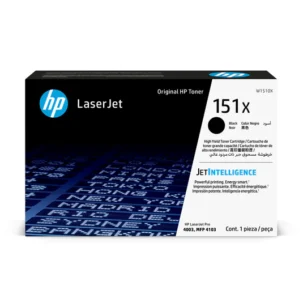HP 151X Original Toner Cartridge for HP LaserJet Pro 4001-4004, MFP 4101-4104 Printer series - Black ‎W1510X
