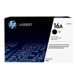 HP 16A Original Toner Cartridge for HP LaserJet 5200 Printer series - Black Q7516A