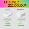 HP 222A Original Toner Cartridge for HP LaserJet Pro 3203, 3288, MFP 3303, MFP 3388 Printer Series - Black W2220A - Image 4
