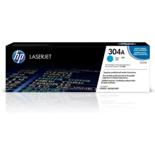 HP 304A Original LaserJet Toner Cartridge - Black- CC530A
