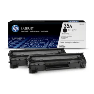 HP 35A 2-pack Original Toner Cartridge for HP LaserJet P1005, P1006 Printer Series - Black CB435AD