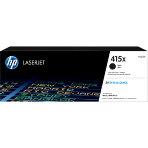 HP 415X Original Toner Cartridge for HP Color LaserJet Enterprise M455dn, MFP M480f, Pro M454dn, Pro M454dw, Pro M454nw, Pro MFP M479dw, Pro MFP M479fdn, Pro MFP M479fdw, Pro MFP M479fnw Printers - Black W2030X