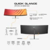 HP 45" E45c G5 Curved DQHD Monitor VA panel 165Hz- HDMI, DP,USB-C (6N4C1AA) - 3 YEARS HP WARRANTY 6N4C1AA - Image 3
