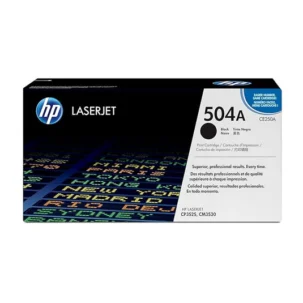 HP 504A Original LaserJet Toner Cartridge - Black CE250A