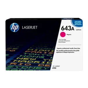 HP 643A Original LaserJet Toner Cartridge - Magenta Q5953A