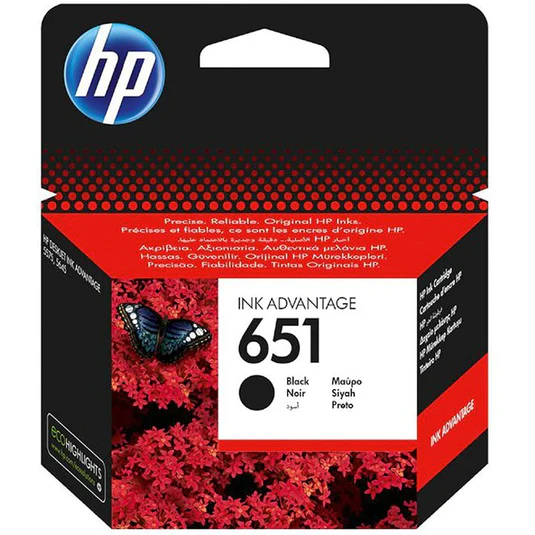HP 651 Original Ink Advantage Cartridge - Black C2P10AE
