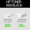 HP 659A Original Toner Cartridge for HP LaserJet Enterprise Flow M776, M856 - Black W2010A - Image 3