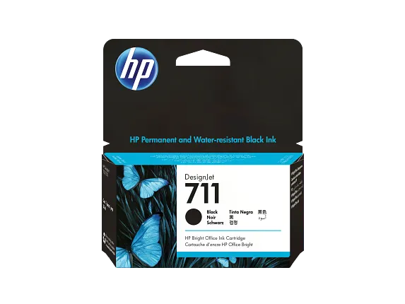 HP 711 Designjet Original Ink Cartridge - 80ml - Black CZ133A