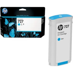 HP 727 Designjet Original Ink Cartridge - 130ml - Cyan B3P19A