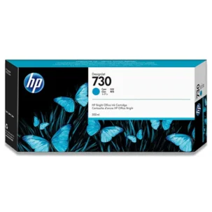 HP 730 Designjet Ink Cartridge for HP DesignJet T1700 Printer series - 300ml - Cyan P2V68A