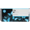 HP 738 (300ml) DesignJet Original Ink Cartridge - Black  498N8A - Image 2