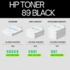 HP 89Y Original Toner Cartridge for HP LaserJet Enterprise M507dn, M507dng, M507n, M507x, Flow MFP M528c, M528z, M528z, M528f Printers - Black CF289Y - Image 2