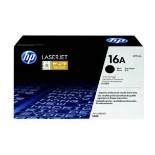 HP 16A Original Toner Cartridge for HP LaserJet 5200 Printer series - Black Q7516A