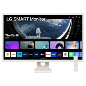 LG 27" 27SR50F-W Flat FHD Smart Monitor-IPS Panel, 60Hz- HDMI,USB - 1 year LG UAE warranty 27SR50FW