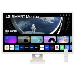 LG 32" 32SR50F-W Flat FHD Smart Monitor-IPS Panel, 60Hz- HDMI,USB 32SR50FW