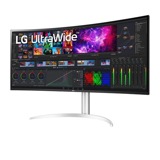 LG 40" 40WP95C-W Curved UltraWide WUHD Thunderbolt Monitor, IPS Panel 72Hz- DP,HDMI,USB-C - 1 year LG UAE warranty 40WP95CW - Image 7