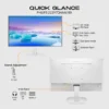 Philips 22inch Flat FHD Monitor IPS Panel 75Hz- HDMI, VGA, Speaker, White - 223V7QHAW/89 223V7QHAW - Image 2
