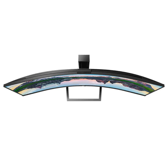 Philips 49" 499P9H1 SuperWide Curved DQHD Monitor VA panel 70Hz- DP,HDMI,USB, Built-in Speaker and Webcam 499P9H1 - Image 3