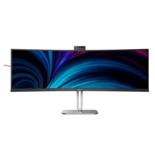 Philips 49" 49B2U5900CH Curved SuperWide 4K DQHD Monitor, VA LCD Panel 75Hz- DP,HDMI,USB-C with built in webcam and speaker - 3 Years Philips UAE Warranty 49B2U5900CH