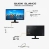 Samsung 19" LS19A330 FHD Flat Monitor with Wide Viewing Angle - HDMI, VGA - 3 Years Samsung UAE warranty LS19A330NHMXUE - Image 2