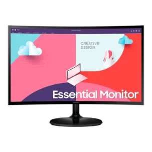Samsung 24" LS24C360 Curved 1800R FHD Monitor VA panel 75Hz- D-Sub, HDMI LS24C360EAMXUE