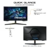Samsung 27" LS27CG552EMXUE QHD Curved Monitor VA Panel 165 Hz - HDMI, DP LS27CG552EMXUE - Image 2