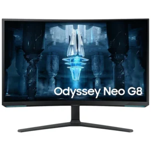 Samsung 32" LS32BG850NMXUE Odyssey Neo G8 Curved UHD Gaming Monitor 1MS-240Hz, Quantum Mini-LED - 1 year Samsung UAE warranty LS32BG850NMXUE