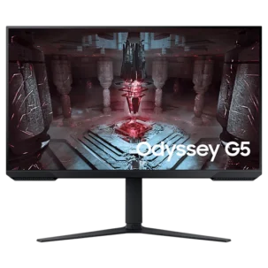 Samsung 32" LS32CG510 Odyssey G5 Flat QHD Gaming Monitor 1MS-165Hz, HDR10, AMD FreeSync Premium - 3 years Samsung UAE warranty LS32CG510EMXUE