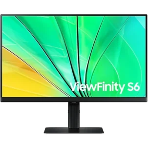 Samsung 32" LS32D606EAMXUE ViewFinity S6 Flat QHD Monitor 5MS-100Hz, HDR10 , HDMI,DP,USB Hub - 1 year Samsung UAE warranty LS32D606EAMXUE