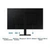 Samsung 32" LS32D606EAMXUE ViewFinity S6 Flat QHD Monitor 5MS-100Hz, HDR10 , HDMI,DP,USB Hub - 1 year Samsung UAE warranty LS32D606EAMXUE - Image 9