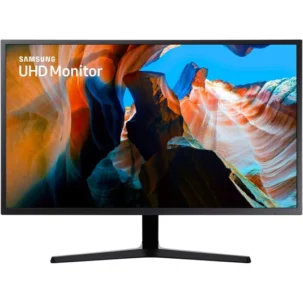 Samsung 32" LU32J590 Flat 4K UHD Monitor, VA Panel, 60Hz - HDMI, DisplayPort - 3 years Samsung UAE warranty LU32J590UQMXUE