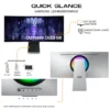 Samsung 34" LS34BG850 Odyssey 1800R Curved UWQHD Monitor OLED panel 175Hz-MicroHDMI, MiniDP, USB-C & Speakers, Silver - 3 years Samsung UAE warranty LS34BG850SMXUE - Image 6