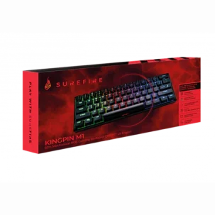 SureFire KingPin M1 60% Mechanical Gaming RGB Keyboard QWERTY US English 48713
