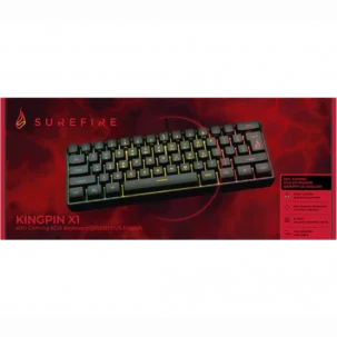 SureFire KingPin X1 60% Gaming RGB Keyboard QWERTY US English 114-48701