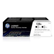 HP 128A (CE320AD) Dual Pack Original Laser Toner Cartridge CE320AD