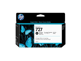 HP 727 Designjet Original Ink Cartridge - 130ml -Photo  Black B3P23A