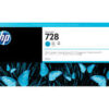 HP 728 (300ml) DesignJet Original Ink Cartridge - Cyan F9K17A - Image 2