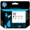HP 72 Original DesignJet Printhead - Matte Black and Yellow - C9384A - Image 2