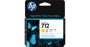 HP 712 DesignJet Ink Cartridge - Yellow 3ED69A - 29ml