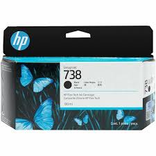 HP 738 130ml Designjet Original Ink Cartridge - Black - 498N4A