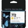 HP 712 DesignJet Ink Cartridge - Yellow 3ED69A - 29ml - Image 2